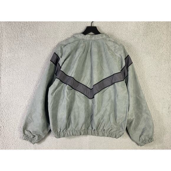 U.S. Army PT Jacket Skilcraft IPFU Reflective Windbreaker Size M‎ Gray - Picture 3 of 9